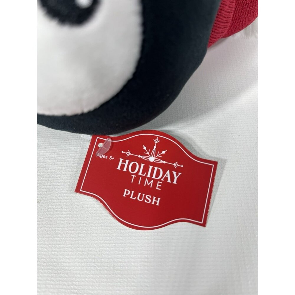 Holiday Time 7.5" Quackerz Penguin Plush With Hat And Scarf - Picture 8 of 8